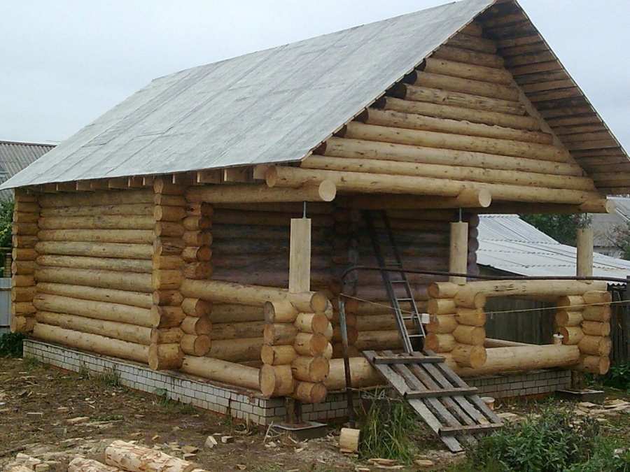 Рубленая баня. Старое Кстово