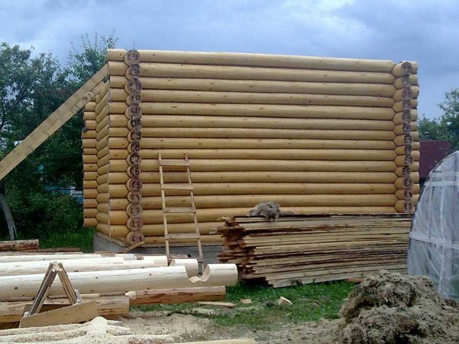 Двухэтажный рубленый дом дачного типа. Нижегородец